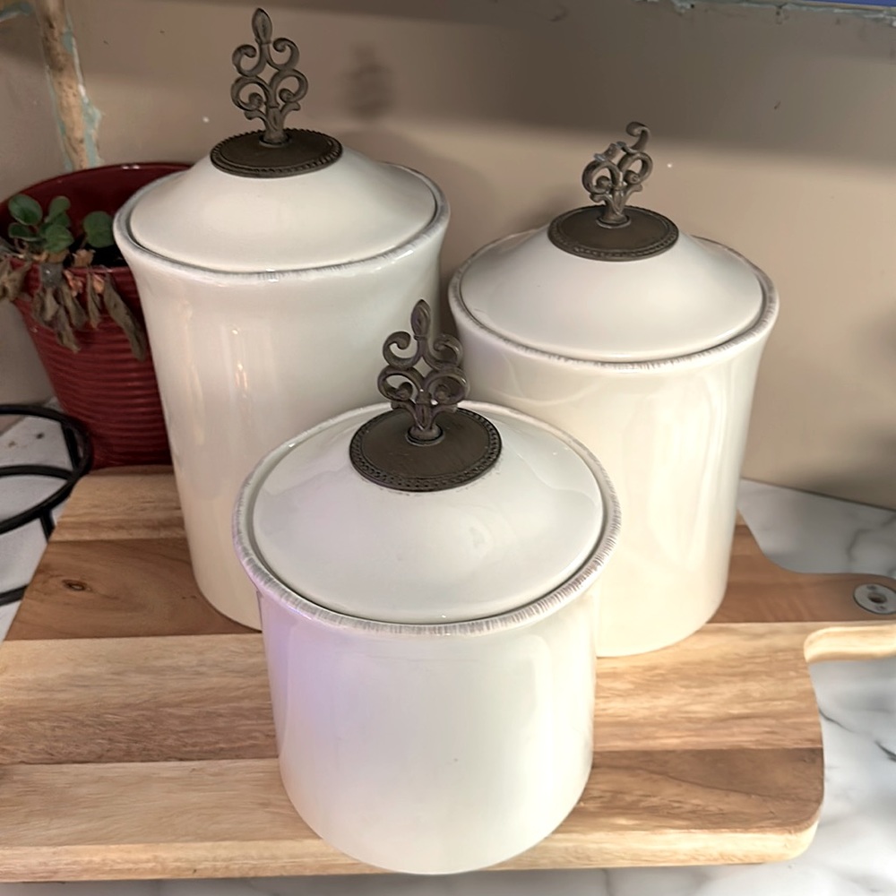 Southern Living at Home Belle Meade Canister Set of 3